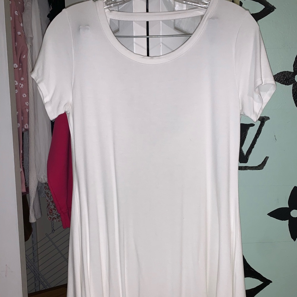 Quiet storm beach skater dress with an open back